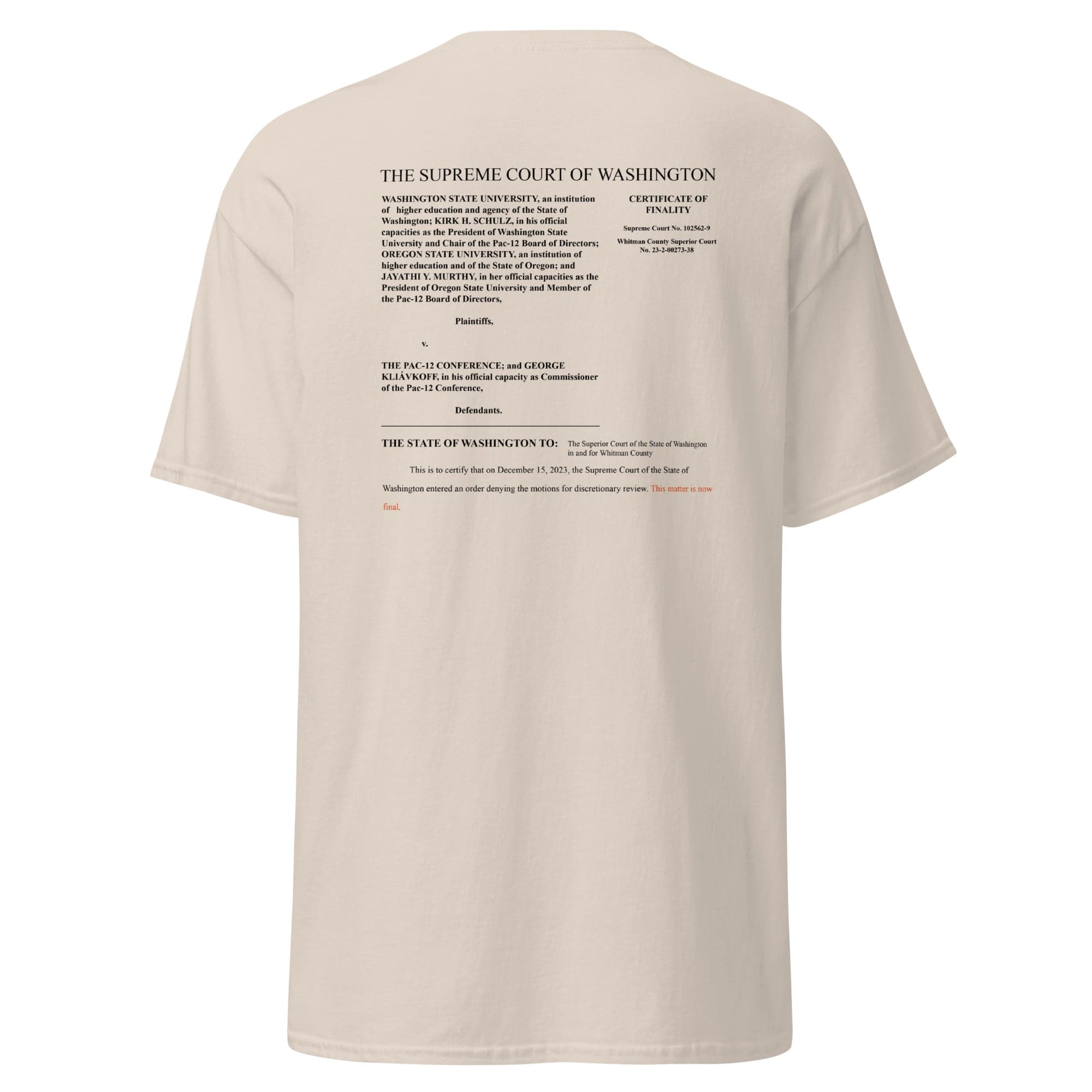 Pac2 Legal Shirt - Beavs Off White