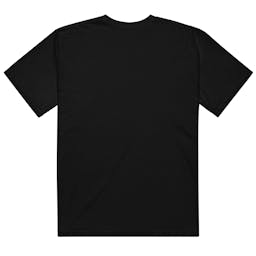 The Analog Dam (Black) - unisex-garment-dyed-heavyweight-t-shirt-black-back-659a248d323b6