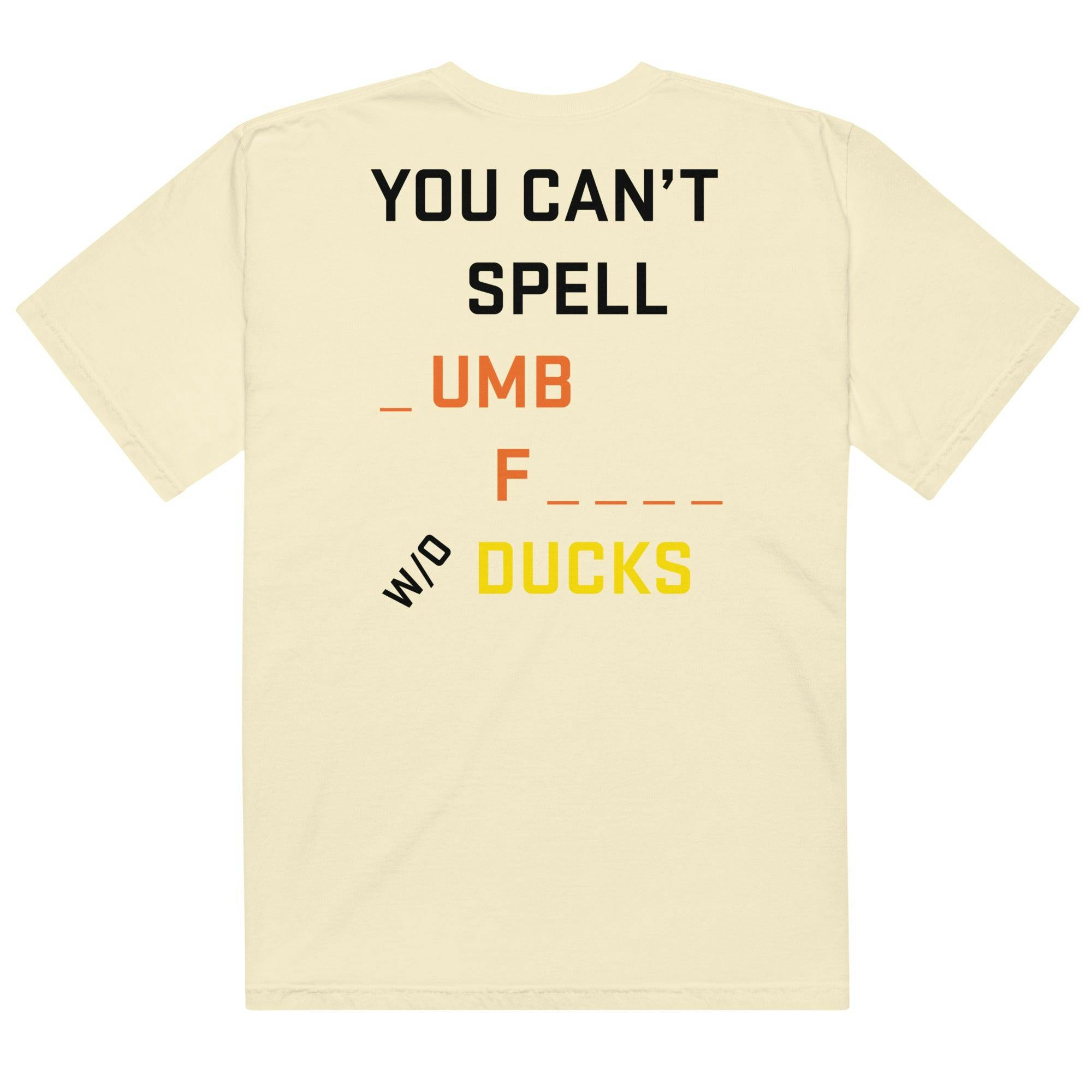 Dumb Ducks - unisex-garment-dyed-heavyweight-t-shirt-ivory-back-65c57adb347f1