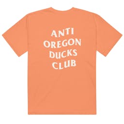 Anti Oregon Ducks Club Shirt - unisex-garment-dyed-heavyweight-t-shirt-terracotta-back-65a31939841cf