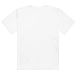 The Analog Dam (White) - unisex-garment-dyed-heavyweight-t-shirt-white-back-659a253ebee59