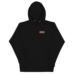 The Analog Dam Hoodie - Black - unisex-premium-hoodie-black-front-65835095ad9b6